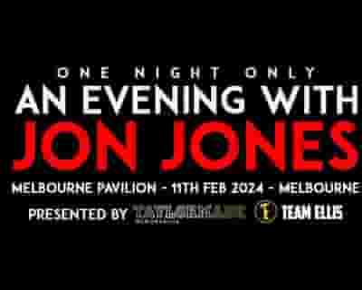 An Evening With Jon Jones tickets blurred poster image