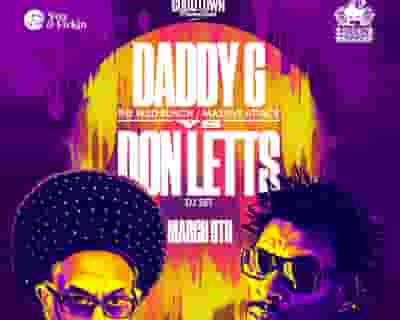 Daddy G VS. Don Letts tickets blurred poster image