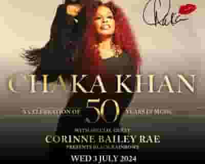 Chaka Khan tickets blurred poster image