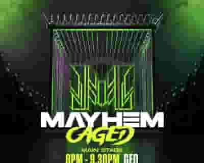 Mayhem Caged tickets blurred poster image