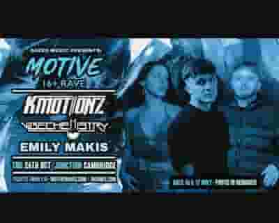 Cambridge 16+ DNB Rave: K Motionz, Mozey and Emily Makis tickets blurred poster image