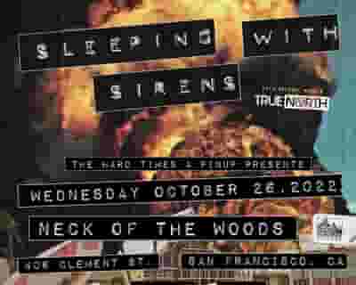 Sleeping with Sirens with True North tickets blurred poster image