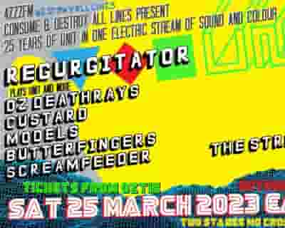 Regurgitator - Units 25 tickets blurred poster image