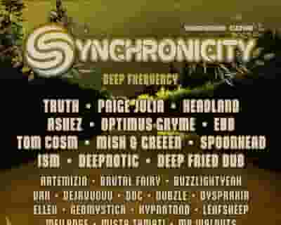 Synchronicity tickets blurred poster image