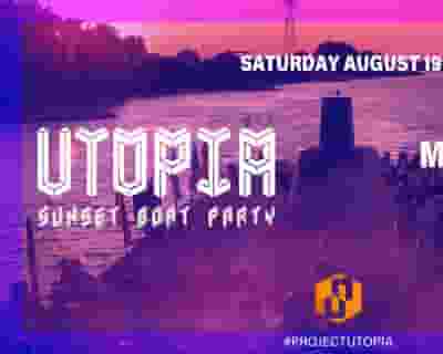 Utopia Sunset Boat Party tickets blurred poster image