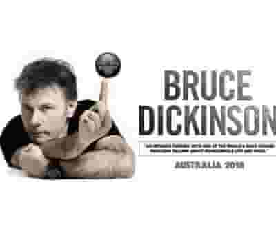 Bruce Dickinson blurred poster image