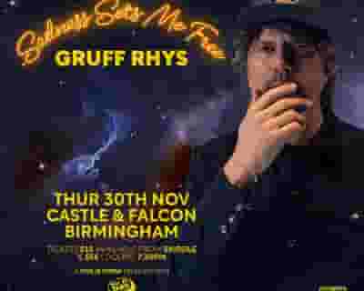 Gruff Rhys tickets blurred poster image