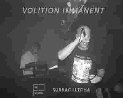 Volition Immanent tickets blurred poster image
