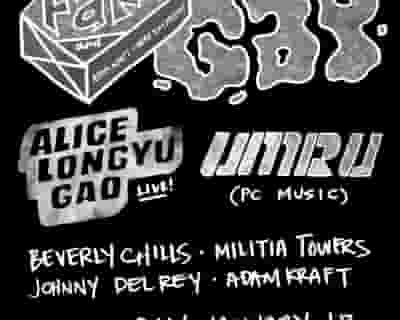 Fake and GAY: umru (PC Music) Alice Longyu Gao Live tickets blurred poster image