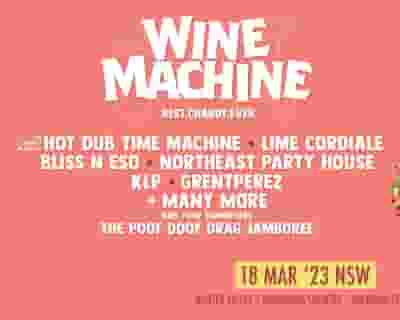Wine Machine - Hunter Valley NSW 2023 tickets blurred poster image
