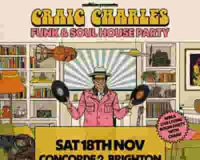 Craig Charles House Party tickets blurred poster image