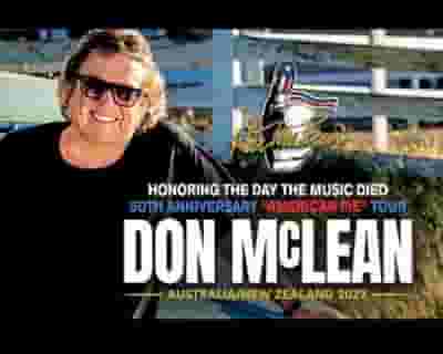 Don McLean tickets blurred poster image