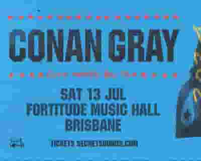 Conan Gray tickets blurred poster image