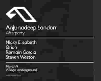 Anjunadeep London Afterparty tickets blurred poster image