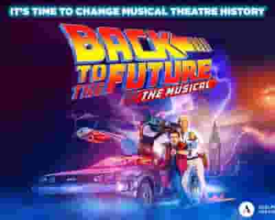 Back to the Future The Musical tickets blurred poster image
