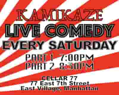 Kamikaze Live Comedy tickets blurred poster image