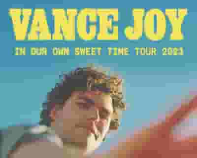 Vance Joy tickets blurred poster image