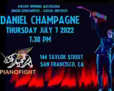 Daniel Champagne tickets blurred poster image