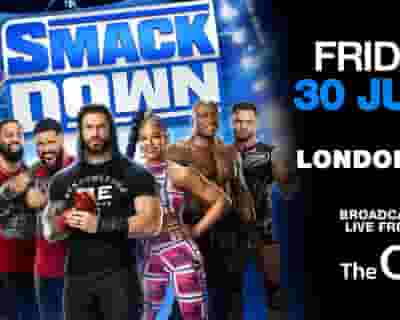 WWE SmackDown tickets blurred poster image