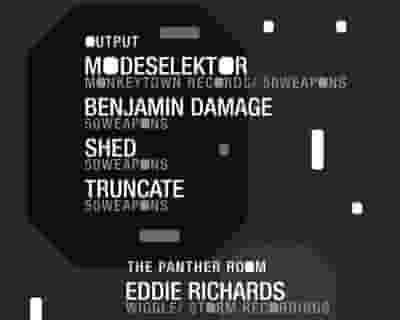 50weapons Finale - Modeselektor/ Benjamin Damage/ Shed/ Truncate tickets blurred poster image