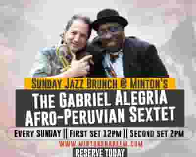 The Gabriel Alegria Afro-Peruvian Sextet tickets blurred poster image