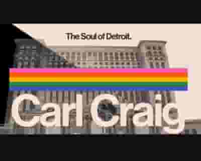 Carl Craig tickets blurred poster image