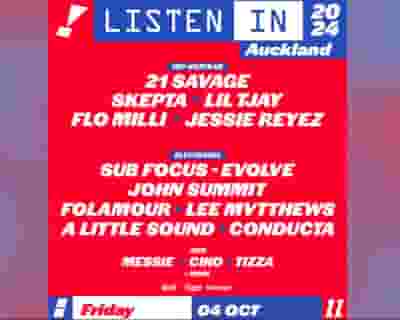 Listen In 2024 | Auckland tickets blurred poster image