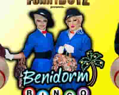 FunnyBoyz Liverpool does BENIDORM BINGO tickets blurred poster image