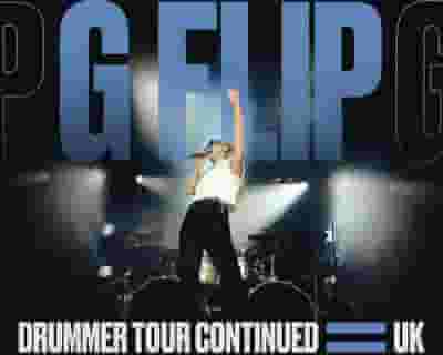 G FLIP tickets blurred poster image