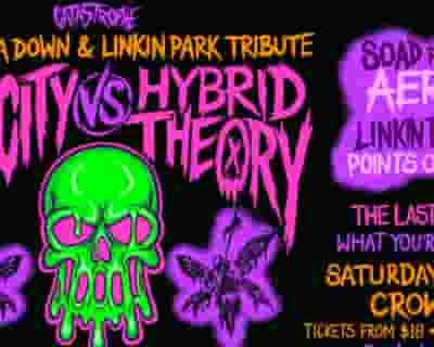 System of a Down and Linkin Park tribute tickets blurred poster image