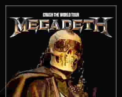 Megadeth tickets blurred poster image