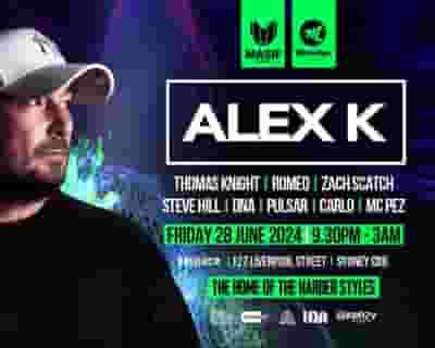 Alex K tickets blurred poster image