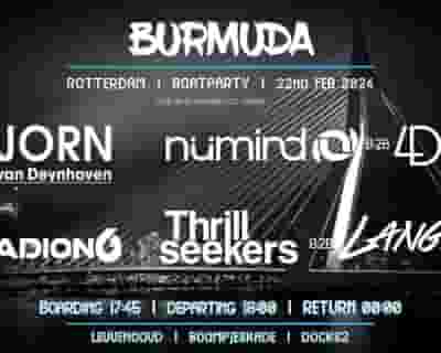 Burmuda Rotterdam Boat Party tickets blurred poster image