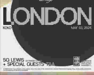 SG Lewis tickets blurred poster image