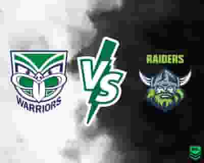 NRL Round 21 - New Zealand Warriors vs Canberra Raiders tickets blurred poster image