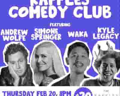 Raffles Comedy Club tickets blurred poster image