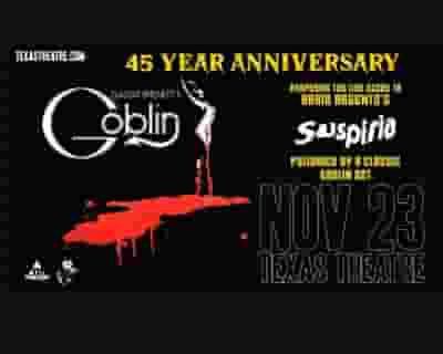 Claudio Simonetti's Goblin tickets blurred poster image