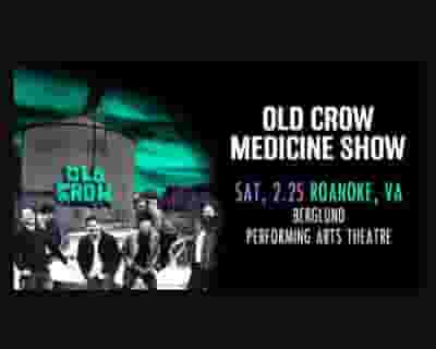 Old Crow Medicine Show tickets blurred poster image