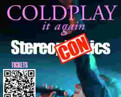Coldplay It Again tickets blurred poster image
