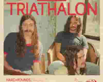 Triathalon tickets blurred poster image