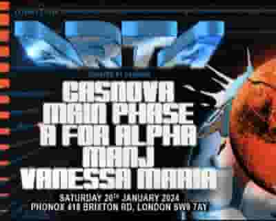 Casnova: Main Phase, A For Alpha, manj, Vanessa Maria [ARTA] tickets blurred poster image