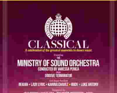 Ministry of Sound Classical tickets blurred poster image