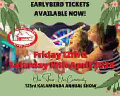Kalamunda Show 2024 tickets blurred poster image