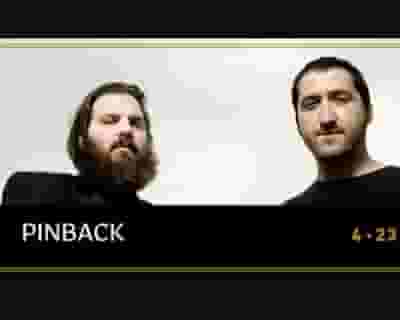 Pinback tickets blurred poster image