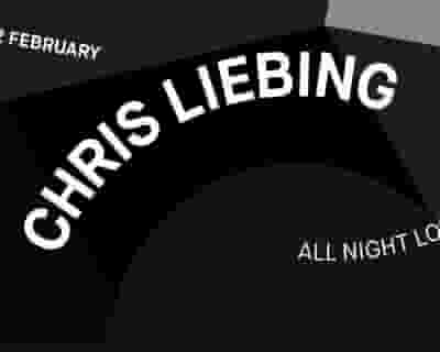 Chris Liebing tickets blurred poster image
