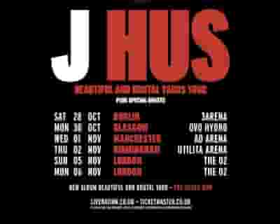 J Hus tickets blurred poster image