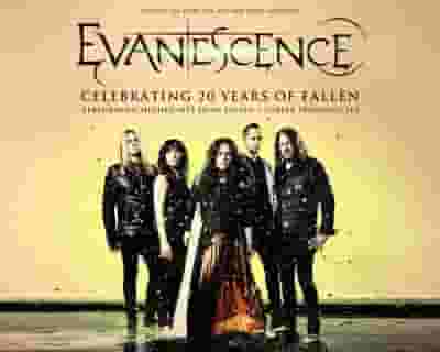 Evanescence tickets blurred poster image