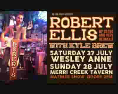 Robert Ellis tickets blurred poster image