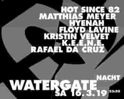 Watergate Nacht: Hot Since 82, Matthias Meyer, Hyenah, Floyd Lavine, Kristin Velvet tickets blurred poster image