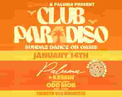 Club Paradiso tickets blurred poster image